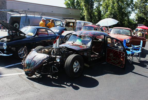 This RATROD Volkswagen Bug was one of the more unique builds at the 2021 Volkswagen Car and Truck show held in Eureka Springs at the Best Western, Inn of the Ozarks.