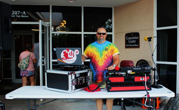 DJSean at the VW Bug car show and swap meet in August 2022 at the Inn of the Ozarks in Eurka Springs, Arkansas.